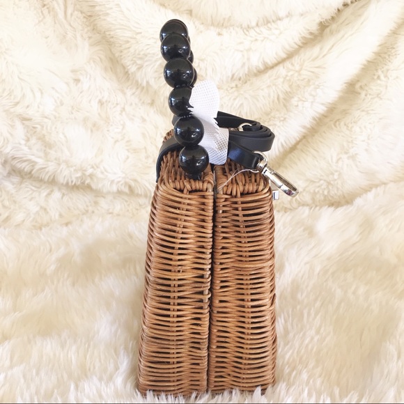 Zara straw bag/ crossbody - Picture 3 of 6